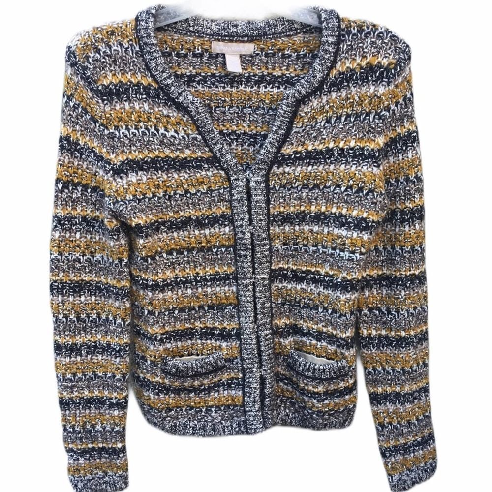 Banana Republic Chunky Knit Wool Blend Cardigan Size Small